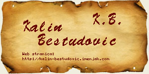 Kalin Bestudović vizit kartica